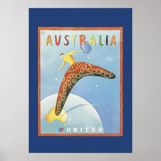 Affiche de voyage Australie (Devant)