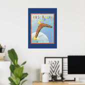 Affiche de voyage Australie (Bureau à domicile)