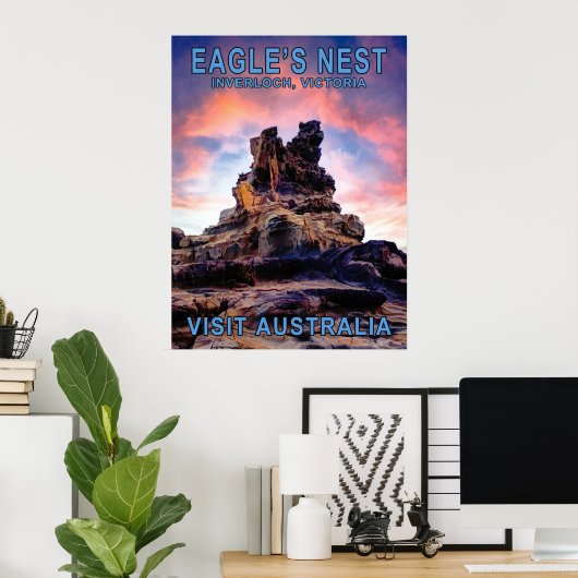 Affiche de voyage Australie (Bureau à domicile)