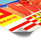 Affiche de voyage Australie Bondi-Beach (Coin)