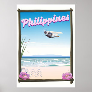 Affiche de voyage aux Philippines
