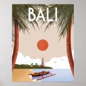 Affiche de voyage Bali (Devant)