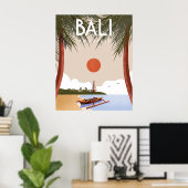Affiche de voyage Bali (Bureau à domicile)