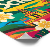 Affiche de voyage Bali Indonésie (Coin)