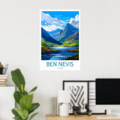 Affiche de voyage Ben Nevis Écosse 1 (Bureau à domicile)