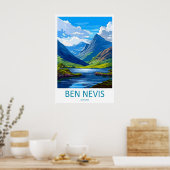 Affiche de voyage Ben Nevis Écosse 1 (Cuisine)