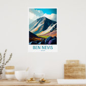Affiche de voyage Ben Nevis Écosse 2 (Cuisine)