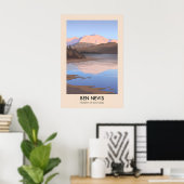 Affiche de voyage Ben Nevis Munros d'Écosse (Bureau à domicile)