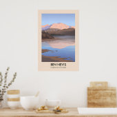 Affiche de voyage Ben Nevis Munros d'Écosse (Cuisine)