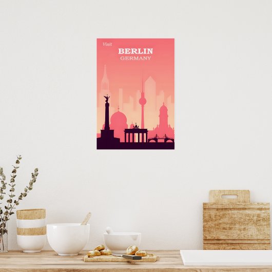 Affiche de voyage Berlin (Cuisine)