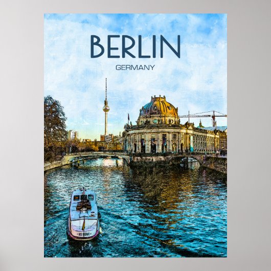 Affiche de voyage Berlin (Devant)