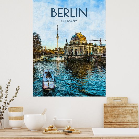 Affiche de voyage Berlin (Cuisine)