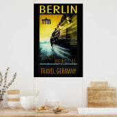 Affiche de voyage Berlin-Allemagne (Cuisine)