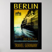 Affiche de voyage Berlin-Allemagne (Devant)