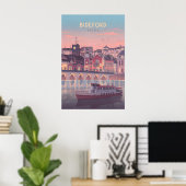 Affiche de voyage Bideford Devon bord de mer (Bureau à domicile)