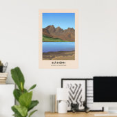 Affiche de voyage Bla Bheinn Munros d'Écosse (Bureau à domicile)