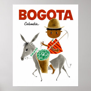 Affiche de voyage Bogota, Colombie