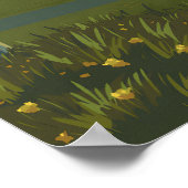 Affiche de voyage Brienz Suisse (Coin)