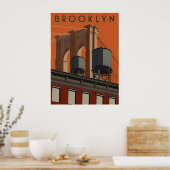 Affiche de voyage Brooklyn (Cuisine)