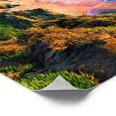 Affiche de voyage California Big Sur (Coin)