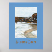 Affiche de voyage California Zephyr (Devant)