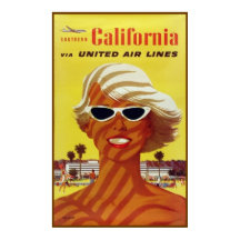 Affiche de voyage Californie