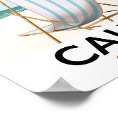 Affiche de voyage Calvi Corse (Coin)