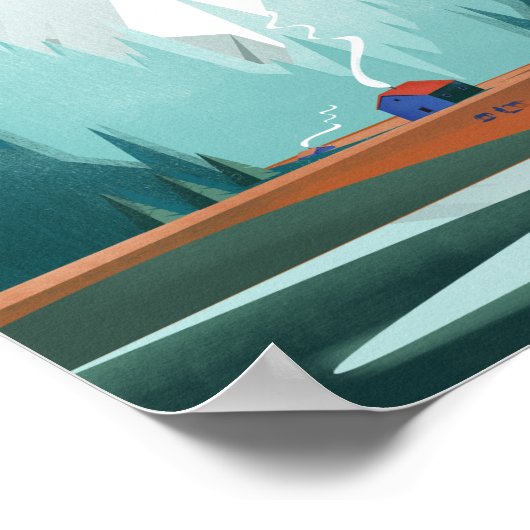 Affiche de voyage Canada (Coin)