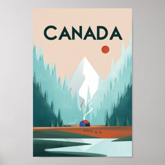 Affiche de voyage Canada (Devant)