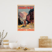 Affiche de voyage Canada Art de pêche Impression d (Cuisine)