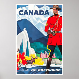 Affiche de voyage Canada Art mural canadien Gendar