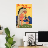 Affiche de voyage Canada Impression d'art de la Ca (Bureau à domicile)