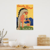 Affiche de voyage Canada Impression d'art de la Ca (Cuisine)
