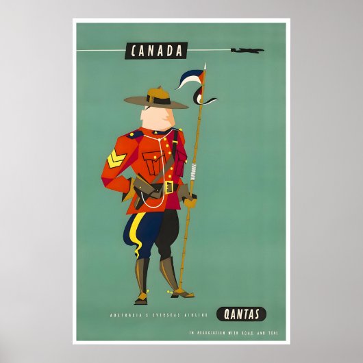 Affiche de voyage Canada Impression d'art mural Mo (Devant)