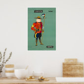 Affiche de voyage Canada Impression d'art mural Mo (Cuisine)