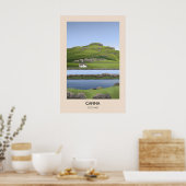 Affiche de voyage Canna Écosse (Cuisine)