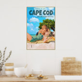 Affiche de voyage Cape Cod Massachusetts Marilyn (Cuisine)