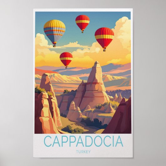 Affiche de voyage Cappadocia Turquie (Devant)