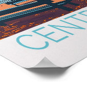 Affiche de voyage Central Park New York (Coin)