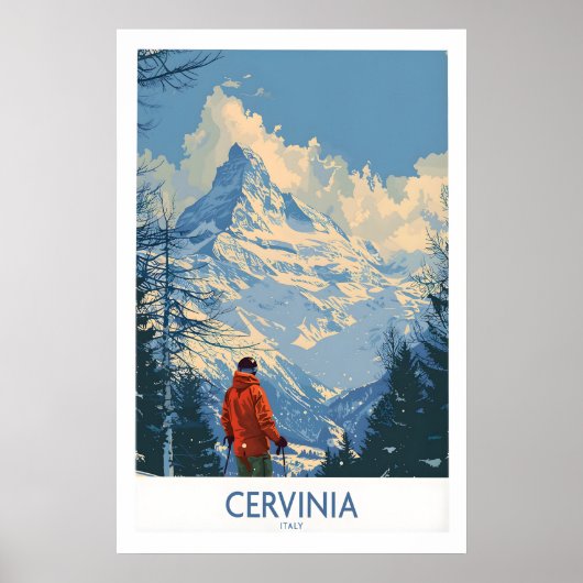 Affiche de voyage Cervinia - Italie 1 (Devant)