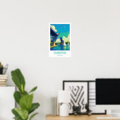 Affiche de voyage Charlevoix, Michigan (Bureau à domicile)
