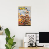 Affiche de voyage Chiapas Art Mexique Impression m (Bureau à domicile)