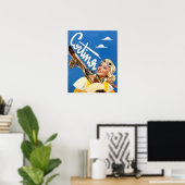 Affiche de voyage Cortina, Italie (Bureau à domicile)