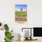 Affiche de voyage Cotswolds Broadway Tower (Bureau à domicile)