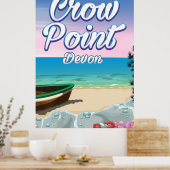 Affiche de voyage Crow Point, Devon (Cuisine)