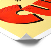 Affiche de voyage Cuba vintage (Coin)