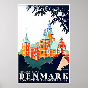 Affiche de voyage Danemark Art danois Prin