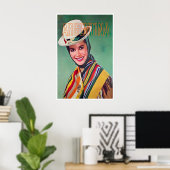 Affiche de voyage d'art argentin Impression argent (Bureau à domicile)