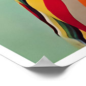 Affiche de voyage d'art argentin Impression argent (Coin)