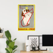 Affiche de voyage d'art de Madagascar Afrique Impr (Bureau à domicile)